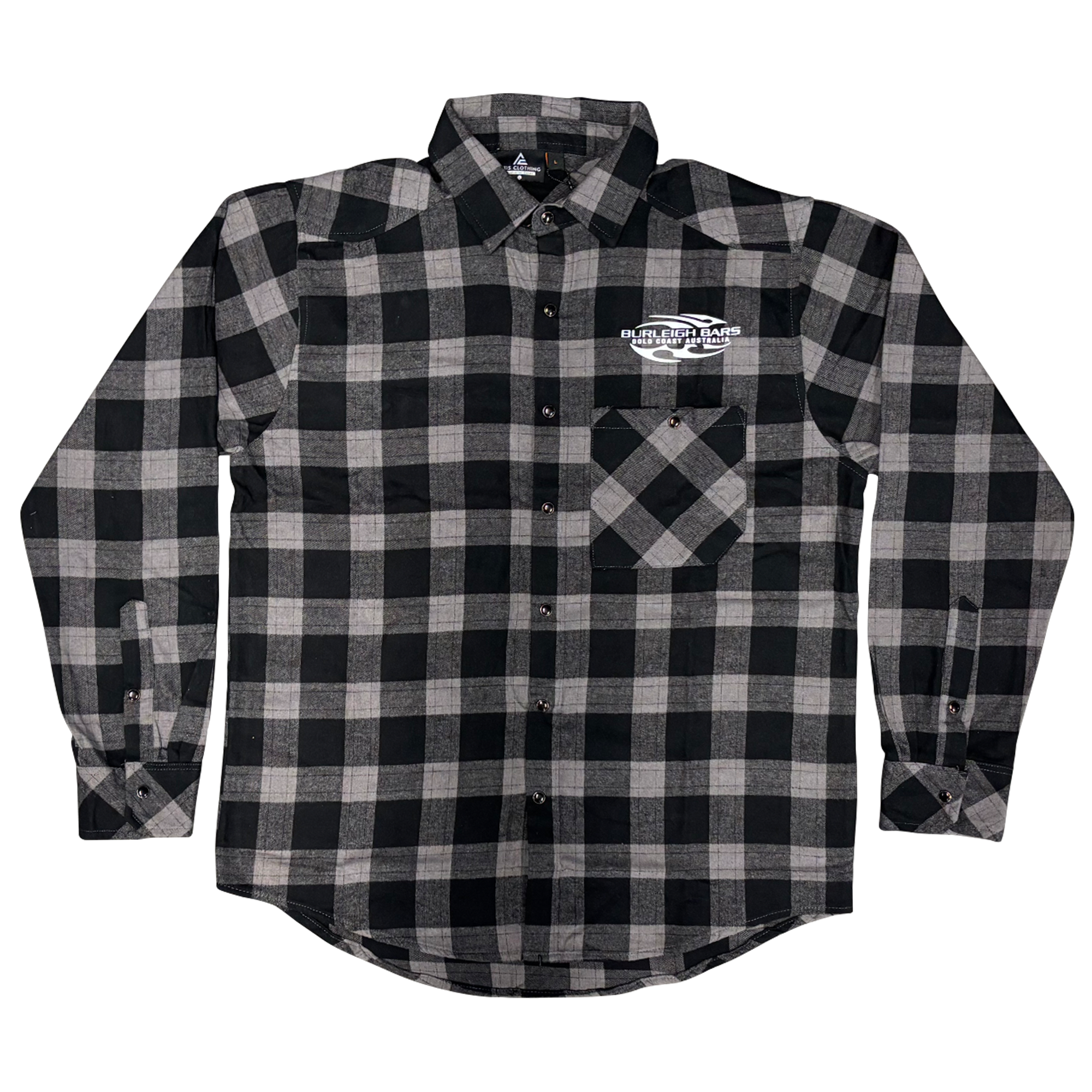 Burleigh Bars Grey Flanno